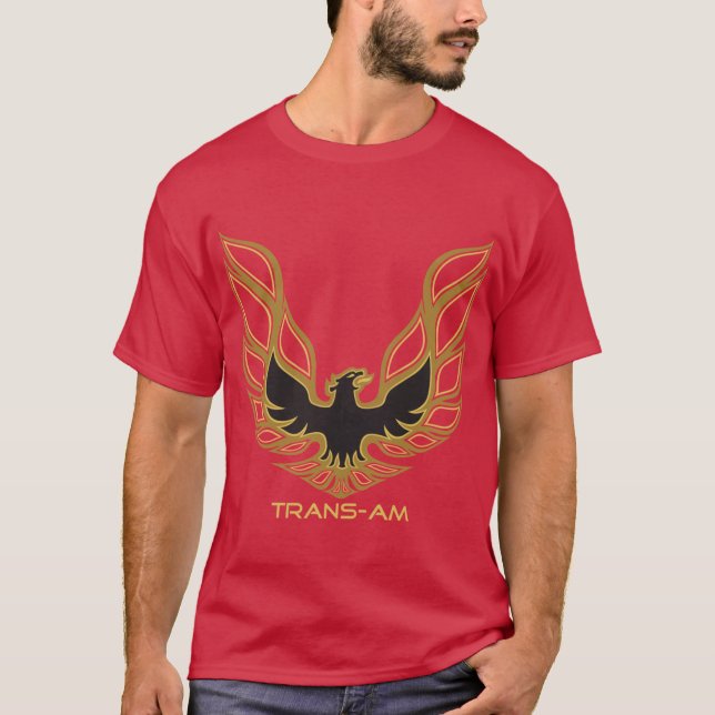 T-shirt TransAm Firebird friends family retro (Devant)