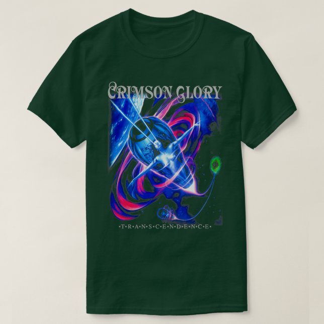 T-shirt Transcendance par Crimson Glory Old School Heavy P (Design devant)