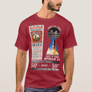 T-shirt Transcontinental Railroad et Apollo 11