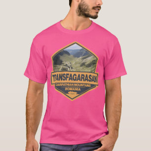 T-shirt Transfagarasan Roumanie Insigne d'art de voyage