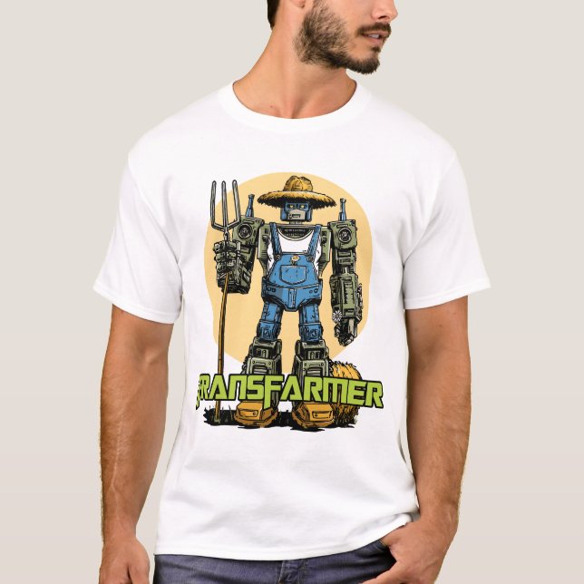 T-shirt TRANSFARMER ! - Robot agricole (Devant)
