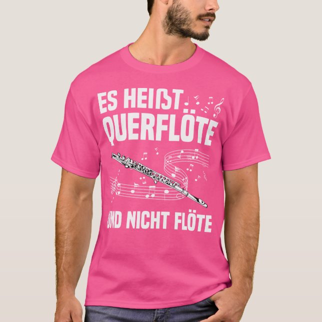 T-shirt Transfert d'instrument de musique à flux (Devant)