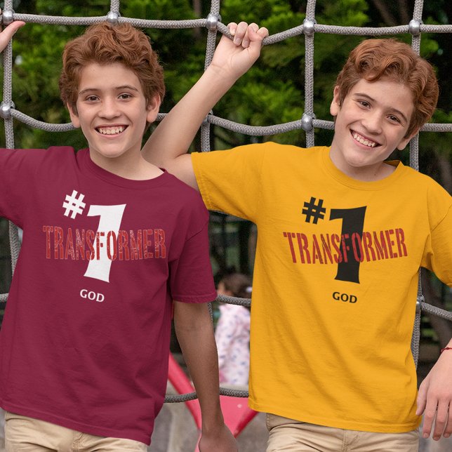 T-SHIRT TRANSFORMATEUR N° 1 - DIEU POUR SOMBRE (Créateur téléchargé)
