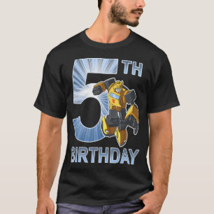 T-shirt Transformateurs Bumblebee 5E Anniversaire Vintage