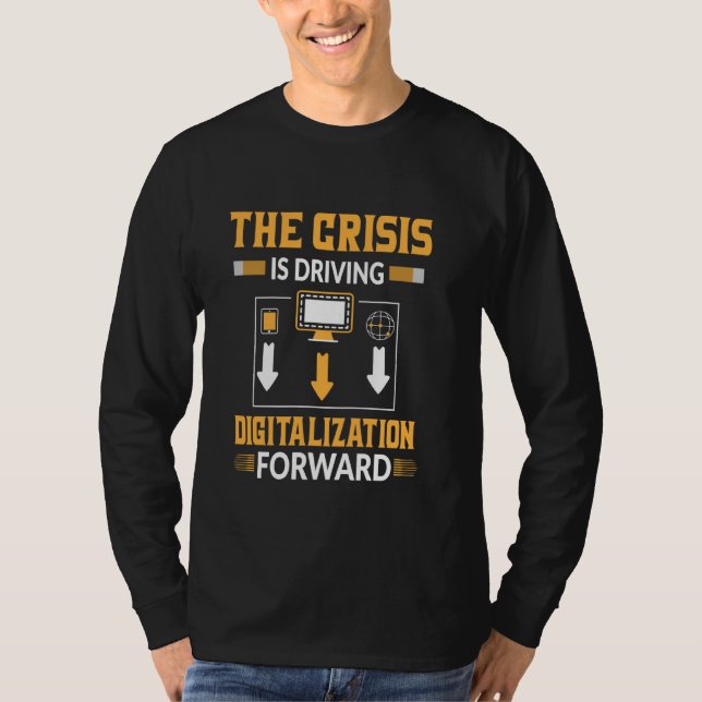 T-shirt Transformation de la numérisation numérique (Devant)