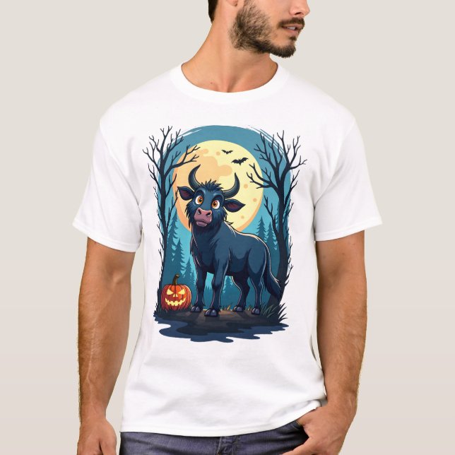 T-shirt Transformation de loup-garou de vache (Devant)