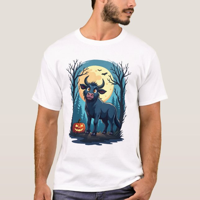 T-shirt Transformation du loup-garou de vache (Devant)