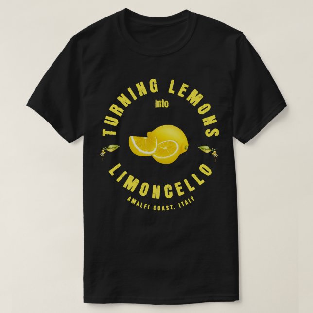 T-shirt Transformer les citrons en lumière Limoncello (Design devant)