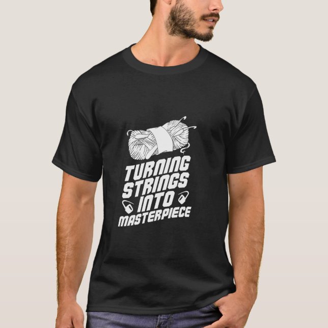 T-shirt Transformer les cordes en chef-d'œuvre (Devant)