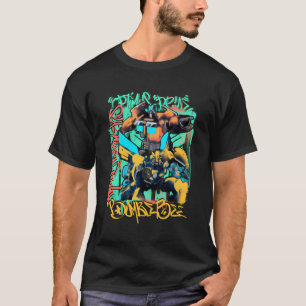 T-shirt Transformers Montée Des Bêtes Optimus Bee Graffi