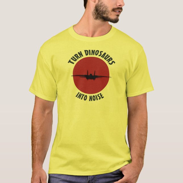 T-shirt Transformez les dinosaures en bruit ! (Devant)