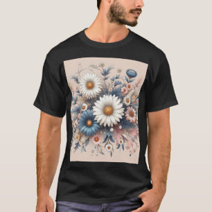 T-shirt Transformez votre espace avec une élégante flore d
