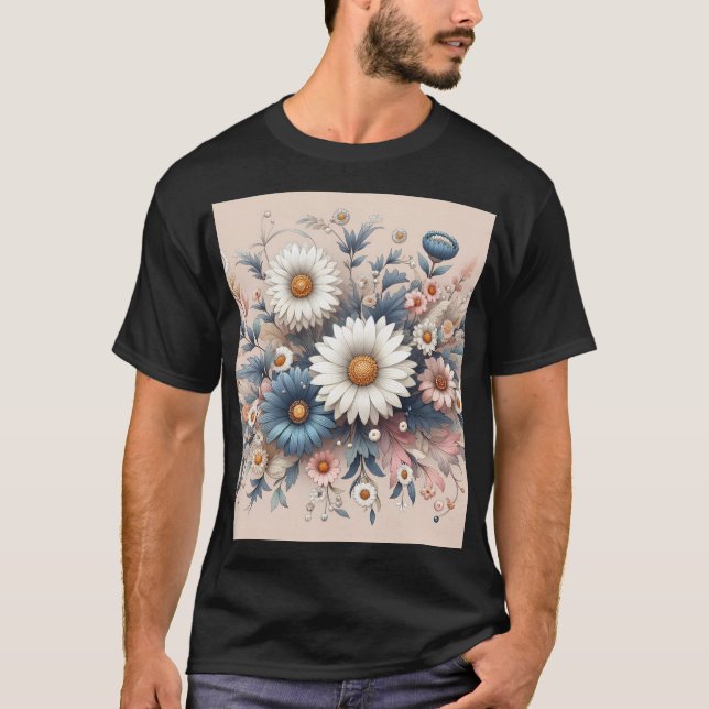 T-shirt Transformez votre espace avec une élégante flore d (Devant)
