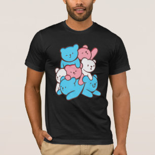 T-shirt Transgender Equality Bear Love Trans Pride Lgbt Co