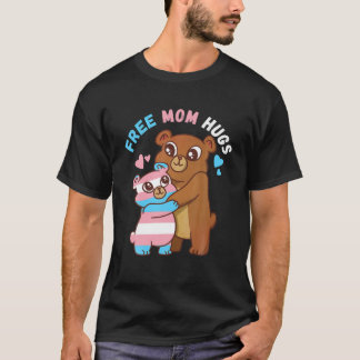 T-shirt Transgender Free Mom Hugs Mother Love Bear LGBTQ L