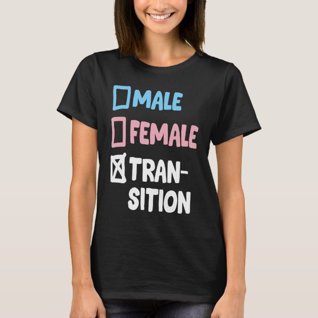 T-shirt Transgender Transition (Devant)