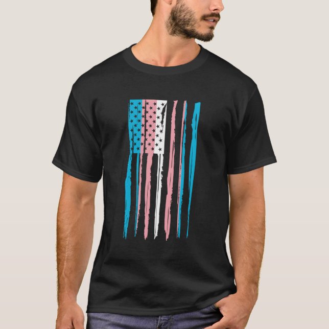 T-shirt Transgenre américain (Devant)