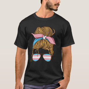 T-shirt Transgenre Bisexuel femme transsexuelle Drapeau Tr