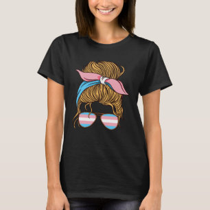 T-shirt Transgenre Bisexuel femme transsexuelle Drapeau Tr