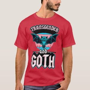 T-shirt Transgenre Et Gothique Gothique Emo Bat Pride LGBT