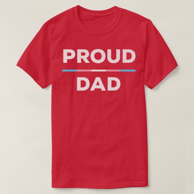 T-shirt Transgenre et LGBTQ pour papa trans fier  (Design devant)