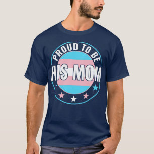 T-shirt Transgenre LGBT Fier d'être sa maman Trans Pride A