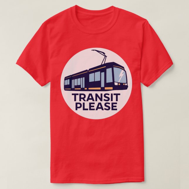 T-shirt TRANSIT S'IL VOUS PLAÎT en cercle (Design devant)