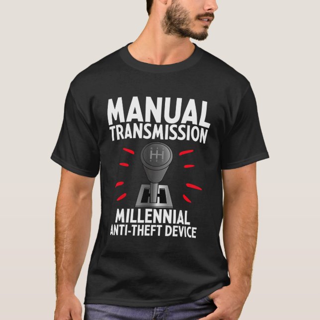 T-shirt Transmission manuelle Périphérique antivol milléna (Devant)