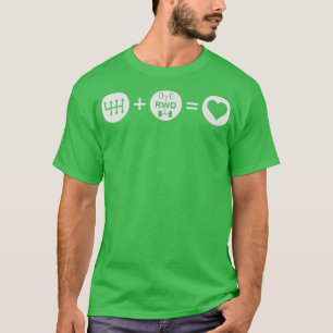 T-shirt Transmission manuelle Plus Roue Arrière Est Égal À
