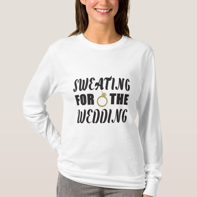 T-shirt Transpirer pour le Mariage (Devant)
