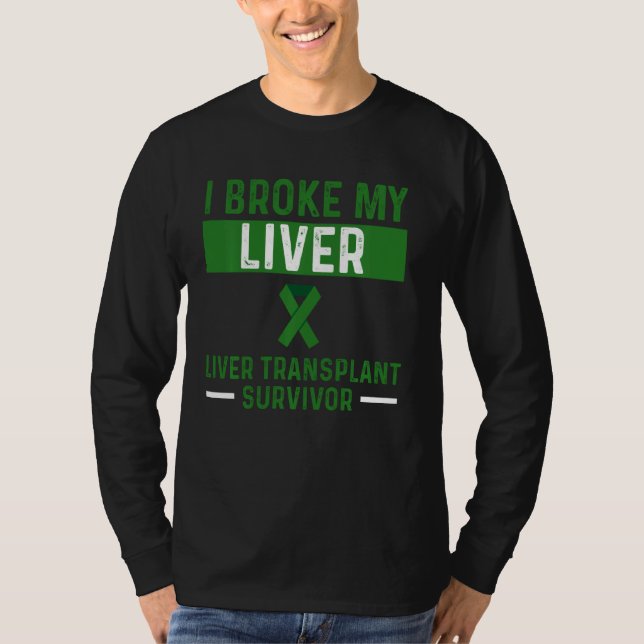T-shirt Transplant le foie Survivant Loyal Organ Warrior (Devant)