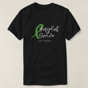 T-shirt Transplant Survivor Green Ribbon tendance personna