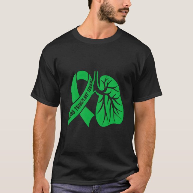 T-shirt Transplantation pulmonaire dure Survivant Transpla (Devant)