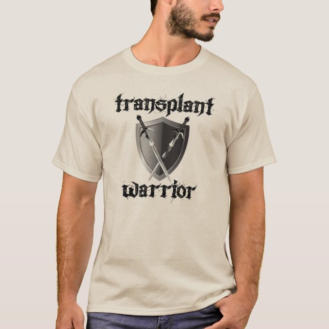 T-shirt Transplanter le guerrier/bouclier (Devant)