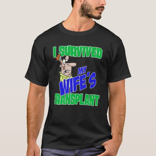 T-shirt Transplanter le soignant I Survived la transplanta (Devant)
