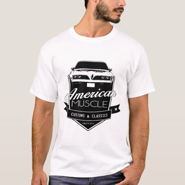 T-shirt Transport américain AM de muscle (Devant)