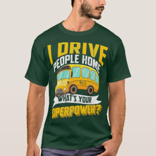 T-shirt Transport des conducteurs de bus Omnibus School Bu