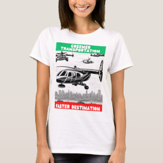 T-shirt Transport écologique Destination plus rapide pour