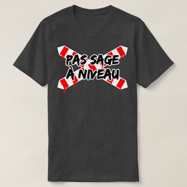 T-SHIRT TRANSPORT FERROVIAIRE (Design devant)