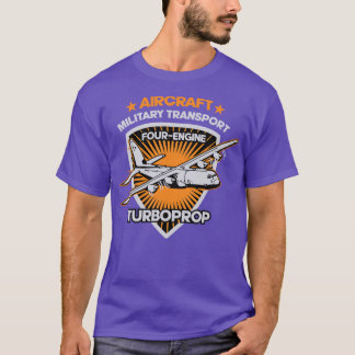 T-SHIRT TRANSPORT MILITAIRE D'AÉRONEF