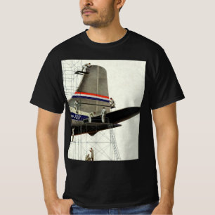 T-shirt Transport vintage, maintenance des avions