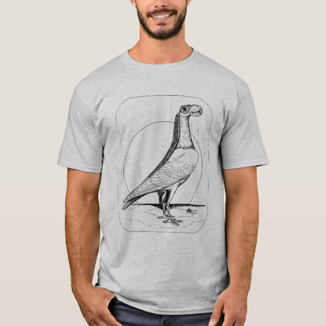 T-shirt Transporteur anglais Pigeon 1978 (Devant)