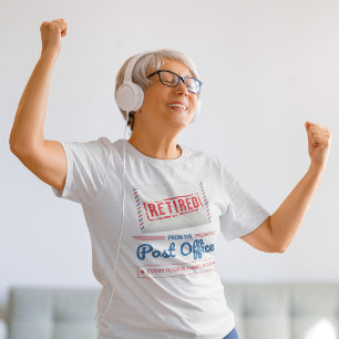 T-shirt Transporteur de courrier de retraite du travailleu