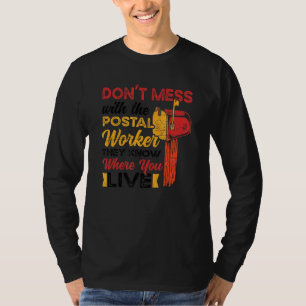 T-shirt Transporteur de courrier Mailman Postal Worker