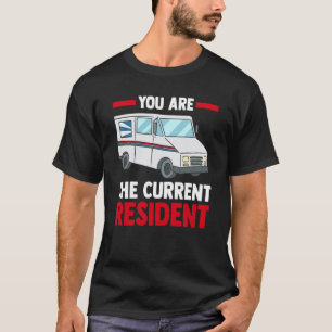 T-shirt Transporteur De Courrier Postal Worker Vous Réside