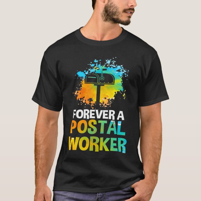 T-shirt Transporteur De Courrier Postman Mailman Pour Touj (Devant)