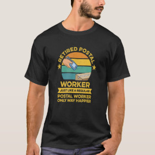T-shirt Transporteur De Courrier Pour Un Travailleur Posta