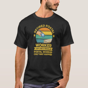 T-shirt Transporteur De Courrier Pour Un Travailleur Posta