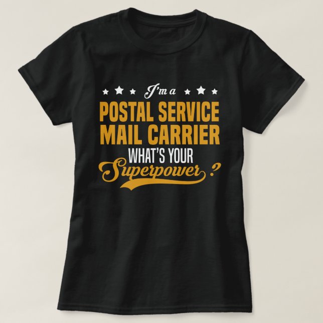 T-shirt Transporteur postal (Design devant)