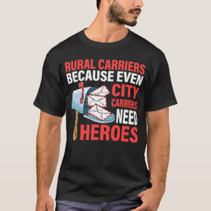 T-shirt Transporteurs ruraux Courrier Employé de poste Mai